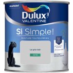 Dulux valentine - peinture toutes pièces si simple satin le gris clair 0, 5 l Dulux valentine - peinture toutes pièces si simple satin le gris clair 0, 5 l