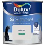 Dulux valentine - peinture toutes pi�ces si simple satin le gris p�le 0, 5 l