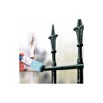 Metaltop - peinture portail fer - 0. 4 l - bombe 400 ml - 5008 - bleu gris