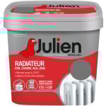 Peinture radiateur acrylique, fer, cuivre, alu, zinc - direct sans sous - couche - satin pierre de lave ...
