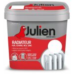 Peinture radiateur aqueuse brillant blanc 0l75 - julien