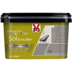 V33 - peinture sols & escaliers rnovation perfection taupe satin 2l