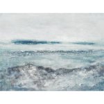 Meubletmoi - tableau peinture 120 x 90 cm oc�an bleu abstrait - blue