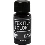 Peinture pour textile - haute qualit� - noir - acrylique - int�rieur - r�f 34209