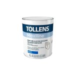 Tollens ? peinture acrylique blanche mat 1l ? finition poch� fin ? rendement 10m� / l ? lavable ? application ...