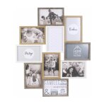 P�le - m�le 10 photos 'polk' 56cm naturel & blanc