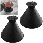 Pelle � glace magique pour voiture avec entonnoir, pelle � glace conique pour pare - brise, pelle � neige ...