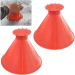Pelle � glace magique pour voiture avec entonnoir, pelle � glace conique pour pare - brise, pelle � neige ...