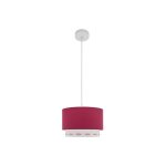 Pendentif trazos 1xe27 rose fonc� 30d