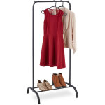 Penderie en m�tal, support � chaussures, chambre, portant v�tements, hxlxp : 144 x 60 x 44 cm, non fixe, ...