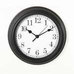 Edm - pendule plastique moulure 22cm