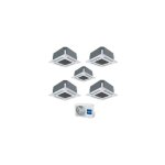 Haier - penta split cassette climatiseur classic power supermatch 9 + 9 + 12 + 12 avec 5u34hs1era r - ...