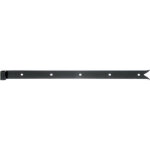 Penture noire � queue de carpe alberts 600 x 35 mm - axe 14 mm - perc�e