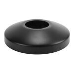 Pepte - 32mm acier fini noir trou collier rose vier bassin vidanger siphon couverture