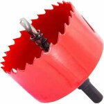 Pour une perceuse 1 pc, scie cloche bi - m�tal for�t coupe - trou avec tonnelle pour bois et m�tal 50mm ...