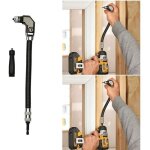 Perceuse � angle droit flexible 1 / 4 / accessoire de tournevis pour le travail du bois