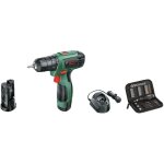 Perceuse bosch batterie au lithium 12v. 2 vitesses easy drill 1200 + coffret et accessoires