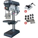 Perceuse d'tabli jusque  25 mm cm2 750w 230v 12 vitesses + tau de perage + jeu de boulons optidrill ...