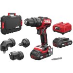 Perceuse � percussion sans fil skil 20v 3076 hc + 4 embouts (2x2, 0 ah)