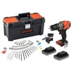 Perceuse sans fil black + decker bcd383d2ta 18 v