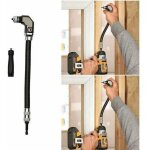 Perceuse / tournevis � angle droit 1 / 4  avec fixation flexible pour le travail du bois