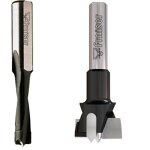 Perceuse de trous borgnes pour fraiseuse d=12 i=30 s=8 mafell & manual - fraiser