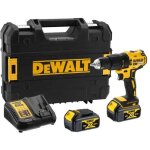 [jamais utilise] perceuse visseuse compacte dewalt 18v li - ion (2x 4ah) xr + coffret tstak dcd777m2t ...