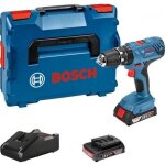 Perceuse visseuse gsr 18v - 21 + 2 batteries (2 + 4ah) + 1 chargeur + l - boxx - bosch