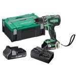 [jamais utilise] perceuse visseuse hikoki 18v li - ion (2x 3ah) + coffret hit - system case ds18ddwqz ...