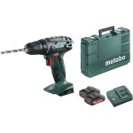 [jamais utilise] perceuse visseuse metabo 18v li - ion (2x 1. 5ah) + mallette bs 18