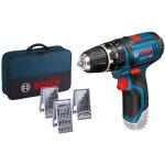 Perceuse - visseuse  percussion sans fil gsb 12v - 15 solo bosch avec kit d'accessoires 39 pices dans ...
