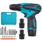 Perceuse - visseuse sans fil 12v avec double batterie rechargeable et lumi�re led