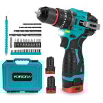 Perceuse visseuse sans fil 16v, perceuse visseuse devisseuse sans fil, 25 accessoires, 20 + 3 rglages ...