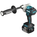 Perceuse - visseuse sans fil 18v makita avec 2 batteries 5ah - chargeur rapide ? makpac - ddf492rtj