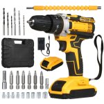 Ej. life - perceuse visseuse sans fil 21v, visseuse devisseuse avec 2 batteries 7500mah, 25 + 2 rglages ...