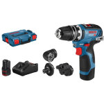 Perceuse visseuse sans fil gsr 12v - 35 fc bosch pro + 2 batt. 3. 0ah + l - boxx - 06019h3000