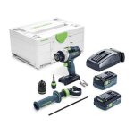 Perceuse - visseuse sans fil quadrive tdc 18 / 4 5, 0 / 4, 0 i - plus - 577649 - festool