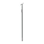 Perche t�l�scopique - d�cor : chrom� - longueur maxi : 1590 mm - longueur mini : 880 mm - mat�riau : ...