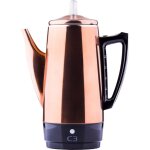 Percolateur original couleur cuivre acier 12kp Percolateur original couleur cuivre acier 12kp