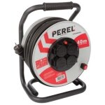 Perel - enrouleur professionnel neoprene - 40 m - 3g2. 5 - 4 prises ecr40np25n ri15131