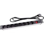 Multiprise 19 pouces velleman ebp08pdu x8 noir, acier inoxydable 1 pc(s) Multiprise 19 pouces velleman ebp08pdu x8 noir, acier inoxydable 1 pc(s)