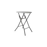 Perel - table pliante - rond -  80 x 110 cm