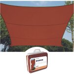 Voile d'ombrage, toile ombrage, toile extrieure terrasse, impermable, protection contre uv, 4 anneaux ...