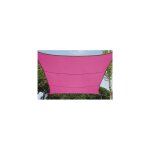 Perel - voile solaire carr� 3. 6 x 3. 6m fuschia