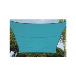 Perel - voile solaire - carre - 5 x 5 m - couleur : bleu ciel gss4500bl ri8396
