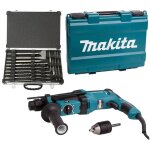 Makita - perforateur burineur sds - plus 800w avec coffret foret et burin (17 pcs) - hr2630x7 - d - 42444 ...
