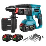 Perforateur - burineur sds - max 850w - 26mm perforateur burineur sans fil - avec batterie et chageur ...
