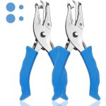Perforatrice  trou unique, lot de 2 perforatrices manuelles avec poigne souple, perforatrices  petits ...