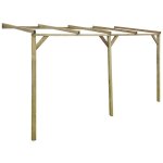 Inlife pergola  appentis 2 x 4 x 2, 2 m bois