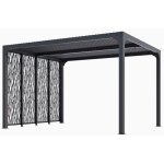 Altona - pergola bioclimatique habrita foresta per 3630m bi aluminium 10, 80m2 avec 4 panneaux moucharabieh ...